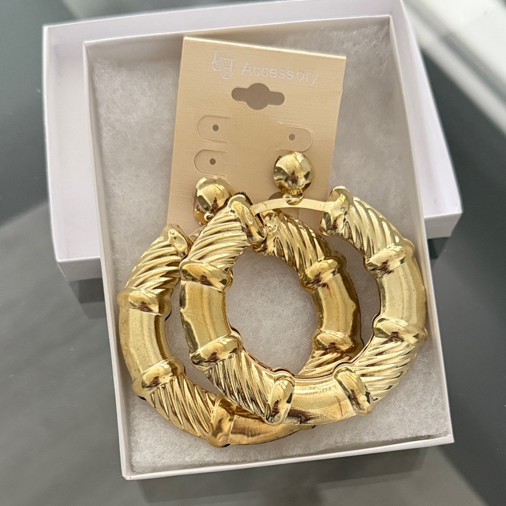 Gold Hoop Earrings